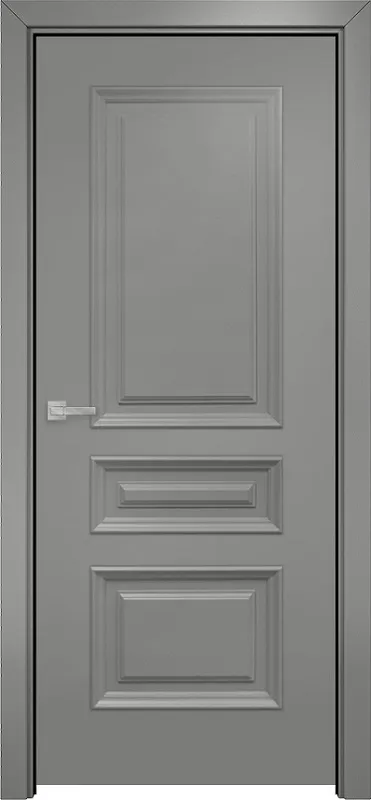 Двери в интерьере - Дверь Оникс Афина эмаль RAL 7036, глухая