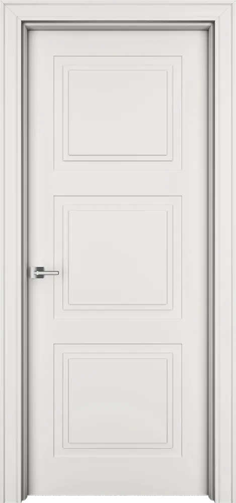 Двери в интерьере - Дверь Паспарту-33 эмаль RAL 9010, глухая