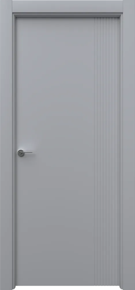 Двери в интерьере - Дверь Бат3 эмаль RAL 7047, глухая
