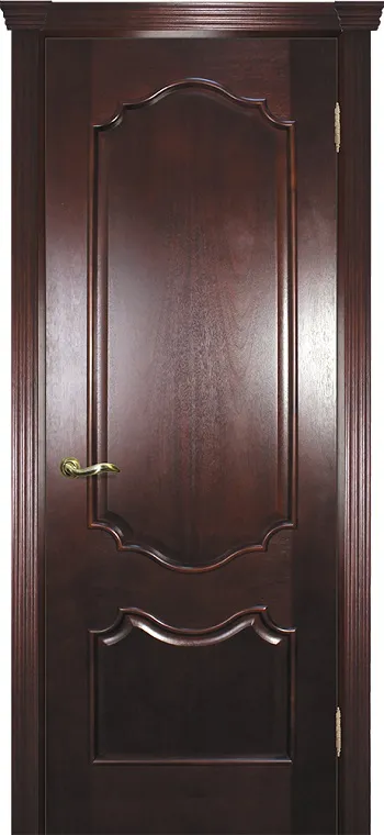Двери в интерьере - Дверь Текона шпон Фрейм 01 красное дерево, глухая