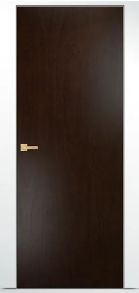 Двери в интерьере - Дверь Оникс скрытая с отделкой шпон палисандр, стандартная