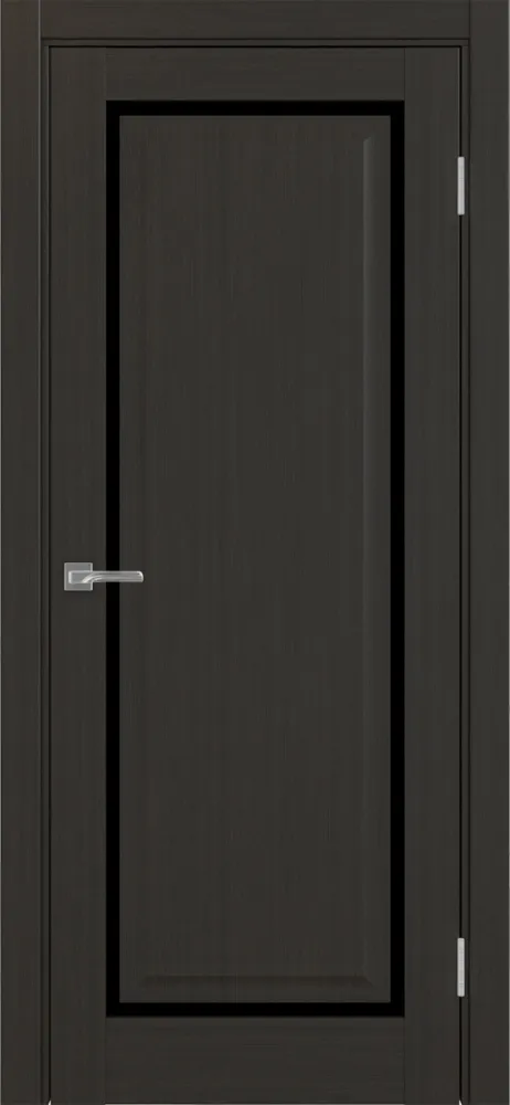 Двери в интерьере - Дверь Эко 601С.21 ОФ4 венге, lacobel черный