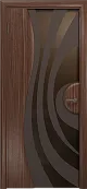Схожие товары - Дверь Арт Деко Ветра-1 американский орех, тонированный триплекс с рисунком