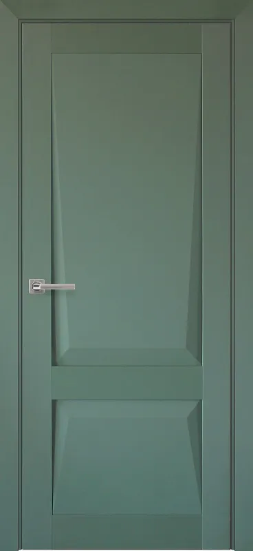 Двери в интерьере - Дверь ДР Perfecto экошпон 101 Barhat Green, глухая