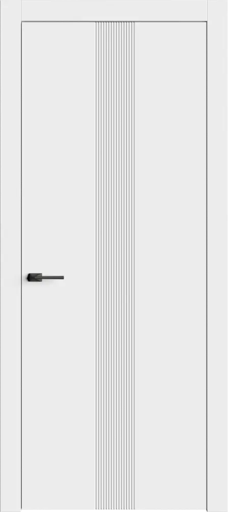 Двери в интерьере - Дверь Лайн5 эмаль белая, глухая