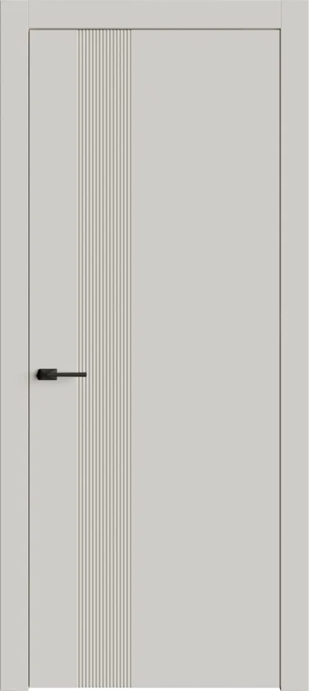 Двери в интерьере - Дверь Лайн4 эмаль латте, глухая