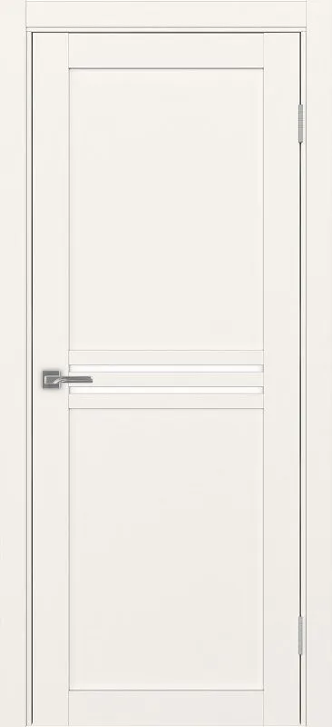 Двери в интерьере - Дверь Эко 552.12 бежевый, lacobel белый