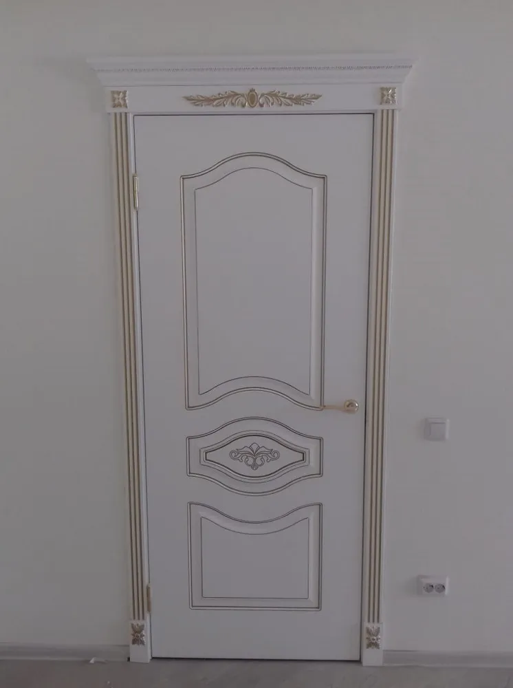 Дверь Оникс Сицилия эмаль белая, глухая. Фото №3