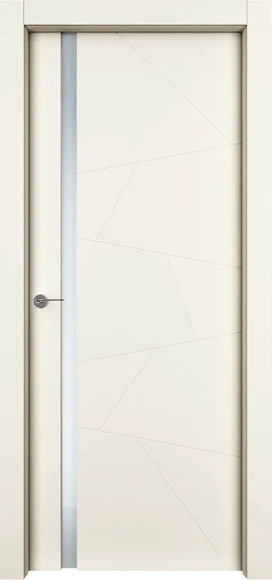 Двери в интерьере - Дверь Берген эмаль RAL 9001, триплекс, глухая