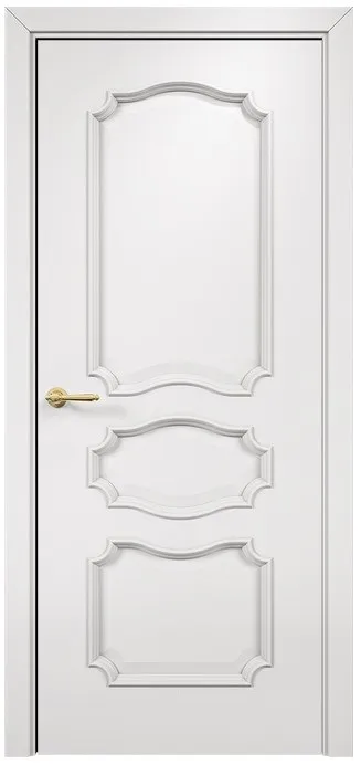 Двери в интерьере - Дверь Оникс Барселона эмаль белая по МДФ, глухая
