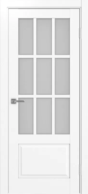 Двери в интерьере - Дверь Эко 642.2221 ОФ3 белый лед, сатинат