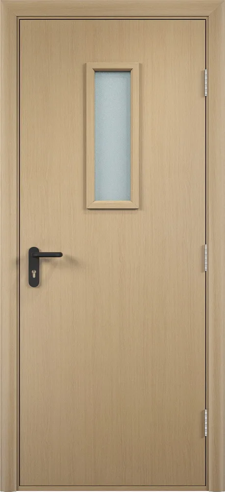 Двери в интерьере - Дверь противопожарная V ДПО финиш-пленка 60 мин, беленый дуб
