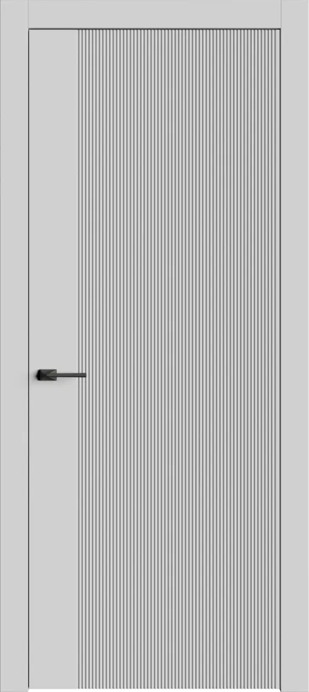 Двери в интерьере - Дверь Лайн2 эмаль RAL 7047, глухая