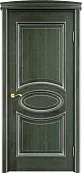 Схожие товары - Дверь Итальянская Легенда массив ольхи ОЛ26 зеленый с патиной серебро, глухая