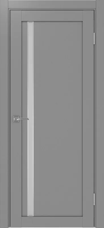 Двери в интерьере - Дверь Эко 527.121 АПС серый молдинг SC, сатинат