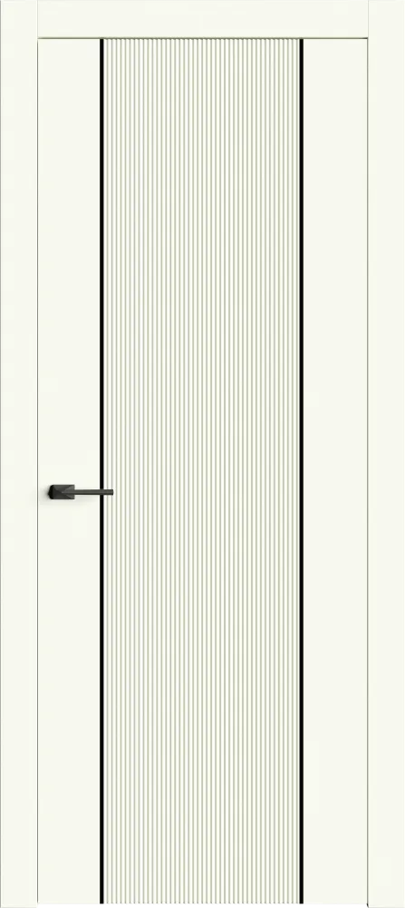 Двери в интерьере - Дверь Лайн3М эмаль RAL 9010, глухая