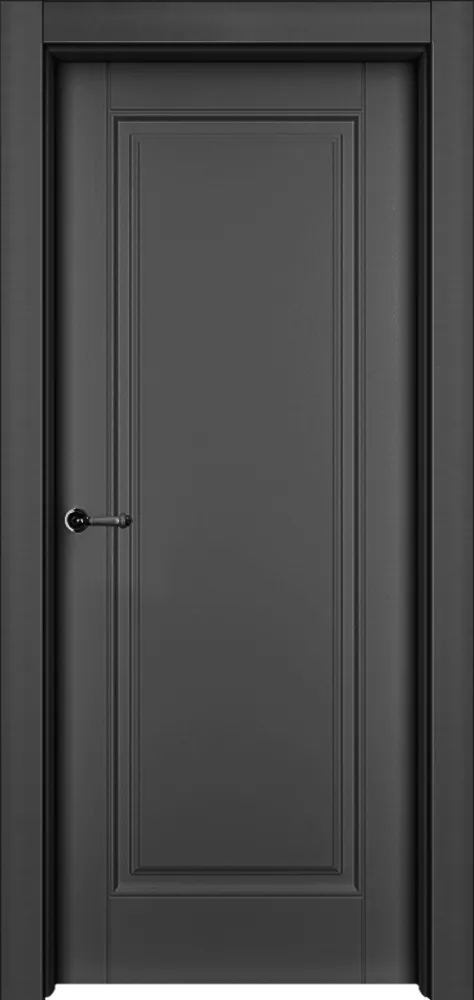 Двери в интерьере - Дверь Оксф эмаль RAL 9005, глухая