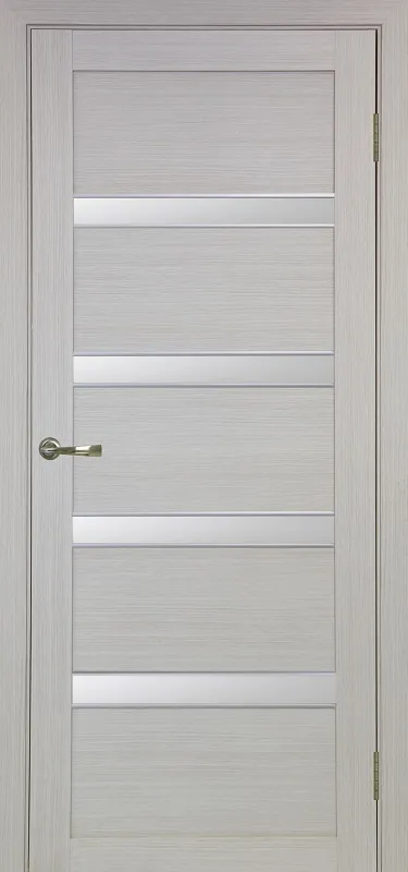 Двери в интерьере - Дверь Эко 505.12 АПС дуб беленый молдинг SC, сатинат