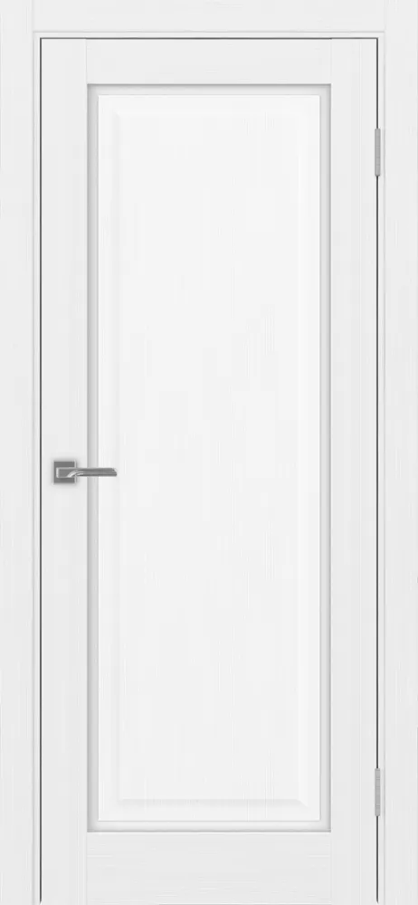 Двери в интерьере - Дверь Эко 601С.21 ОФ4 белый лед, lacobel белый