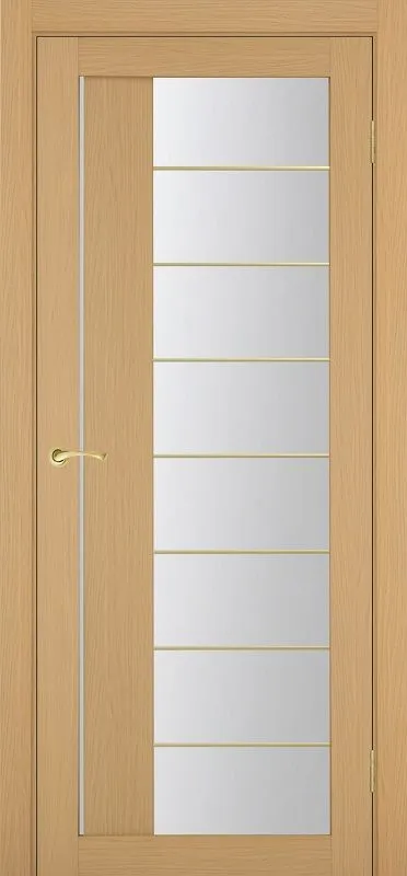 Двери в интерьере - Дверь Эко 524.22 АСС ясень темный молдинг SG, сатинат