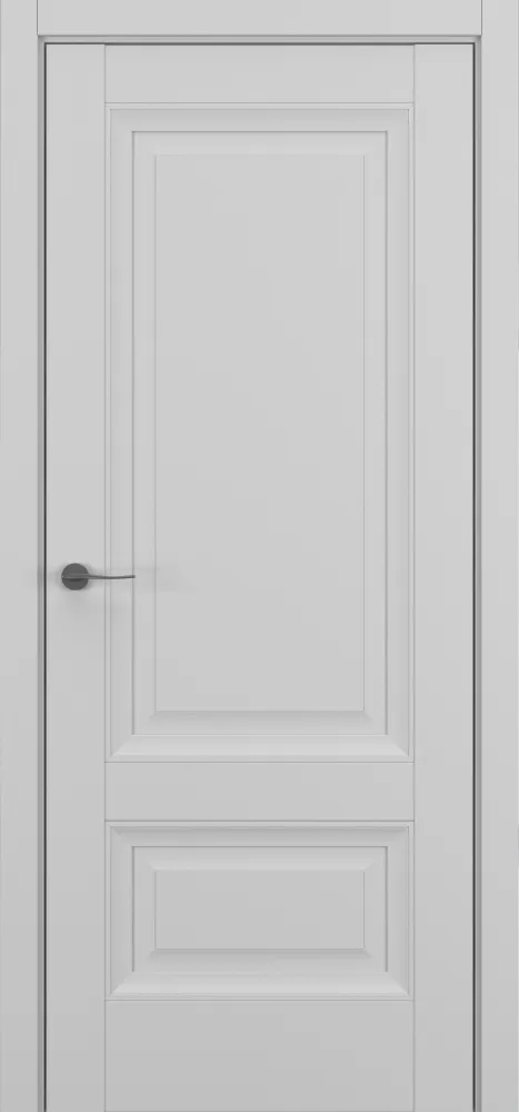 Двери в интерьере - Дверь Z Турин В2 экошпон серый, глухая