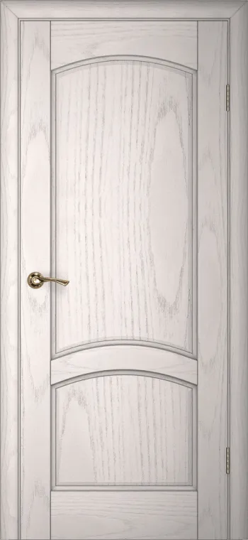 Двери в интерьере - Дверь Текона шпон Вайт 01 ясень айсберг, глухая