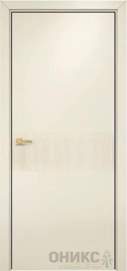 Двери в интерьере - Дверь Оникс Дельта фрезерованная эмаль слоновая кость, глухая