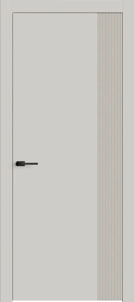 Двери в интерьере - Дверь Лайн6 эмаль латте, глухая