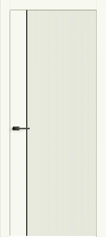 Двери в интерьере - Дверь Лайн2М эмаль RAL 9010, глухая