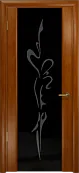 Схожие товары - Дверь Арт Деко Спациа-3 темный анегри, черный триплекс Балерина