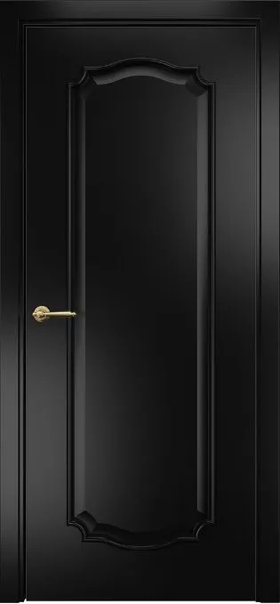 Двери в интерьере - Дверь Оникс Венеция 2 эмаль черная, глухая