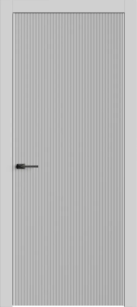 Двери в интерьере - Дверь Лайн1 эмаль RAL 7047, глухая