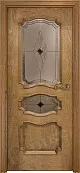 Схожие товары - Дверь Оникс Барселона дуб золотистый, стекло "Витраж Бевелс"