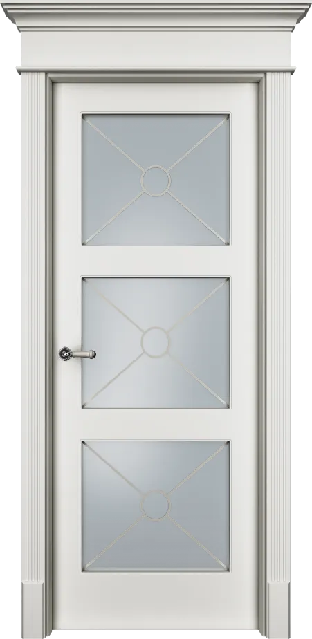 Двери в интерьере - Дверь Тан33ХОс эмаль RAL 9010, сатинат