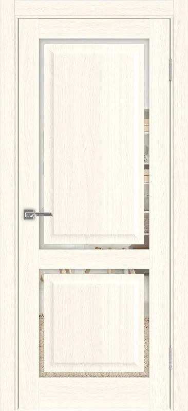 Двери в интерьере - Дверь Эко 602С.2121 ОФ4 ясень светлый, зеркало