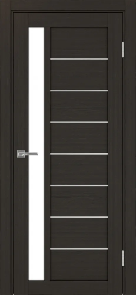 Двери в интерьере - Дверь Эко 554.21 АПП венге молдинг SC, lacobel белый