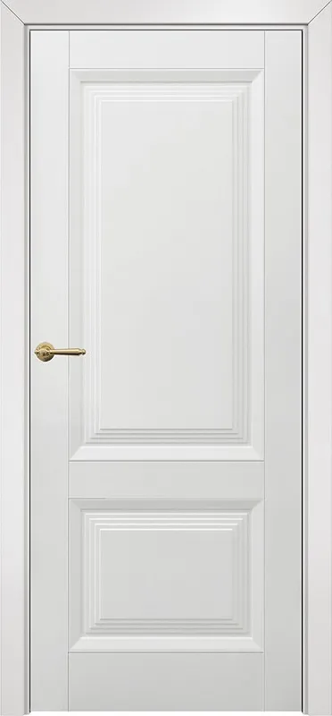 Двери в интерьере - Дверь Оникс Марсель фрезерованная №8 эмаль белая, глухая
