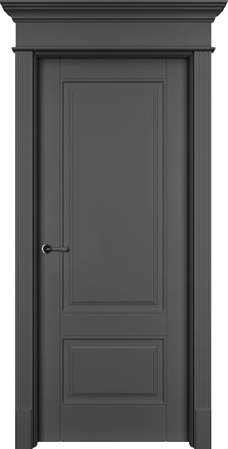 Двери в интерьере - Дверь Оксфорд-2 эмаль RAL 9005, глухая