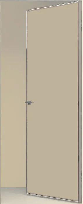 Двери в интерьере - Дверь скрытая ИУ-42 AL с 4-х сторон, эмаль мокко, revers 2,01 м
