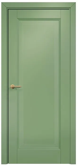 Двери в интерьере - Дверь Оникс Тоскана 1 эмаль RAL 6021, глухая