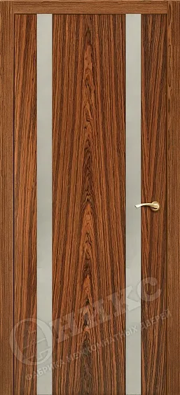 Дверь Оникс Верона 2 бразильский палисандр, белый триплекс