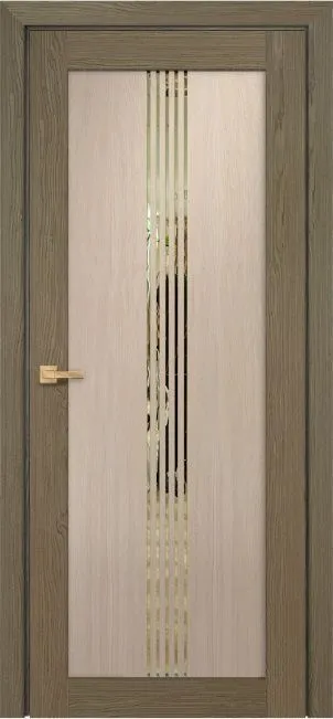 Двери в интерьере - Дверь Оникс Контур дуб кофейный/мокко, глухая