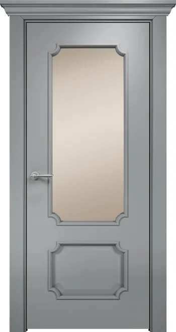 Двери в интерьере - Дверь Оникс Палермо эмаль RAL 7040, сатинат