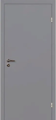 Дверь ламинированная финская с четвертью серая глухая