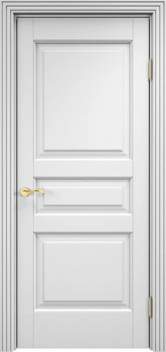 Дверь ПМЦ массив ольхи ОЛ5 эмаль белая, глухая. Фото №2