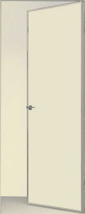 Двери в интерьере - Дверь скрытая ИУ-42 AL с 4-х сторон, эмаль белый шелк, revers 2,01 м