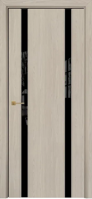 Двери в интерьере - Дверь Оникс Престиж 2 CPL rubra elm, глухая, триплекс черный