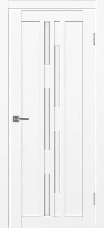 Двери в интерьере - Дверь Эко 551.121 белый снежный, lacobel белый
