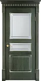 Схожие товары - Дверь Итальянская Легенда массив ольхи ОЛ5 зеленый с патиной серебро, стекло 5-4