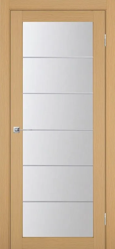 Двери в интерьере - Дверь Эко 501.2 АСС ясень темный молдинг SC, сатинат